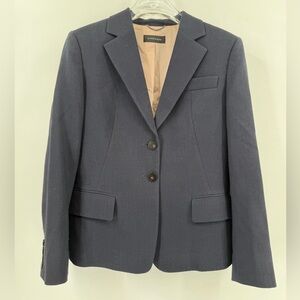 STRENESSE navy blue wool‎ blazer size 4